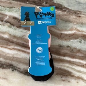 Pawks anti-slip pet socks, size large